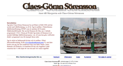 Desktop Screenshot of claesgoran.se